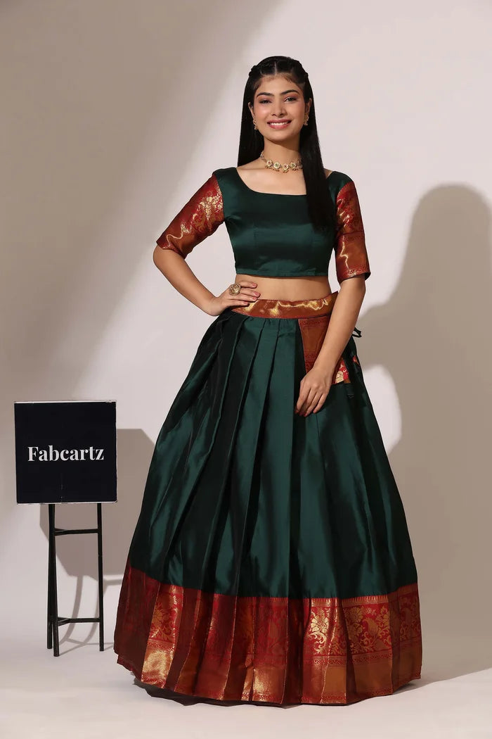 South Indian Festival Traditional Half Saree (Sundarii)