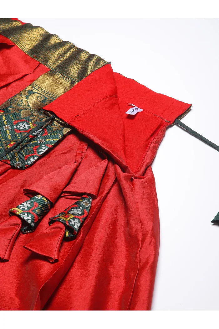 South Indian Festival Traditional Half Saree (Patola)