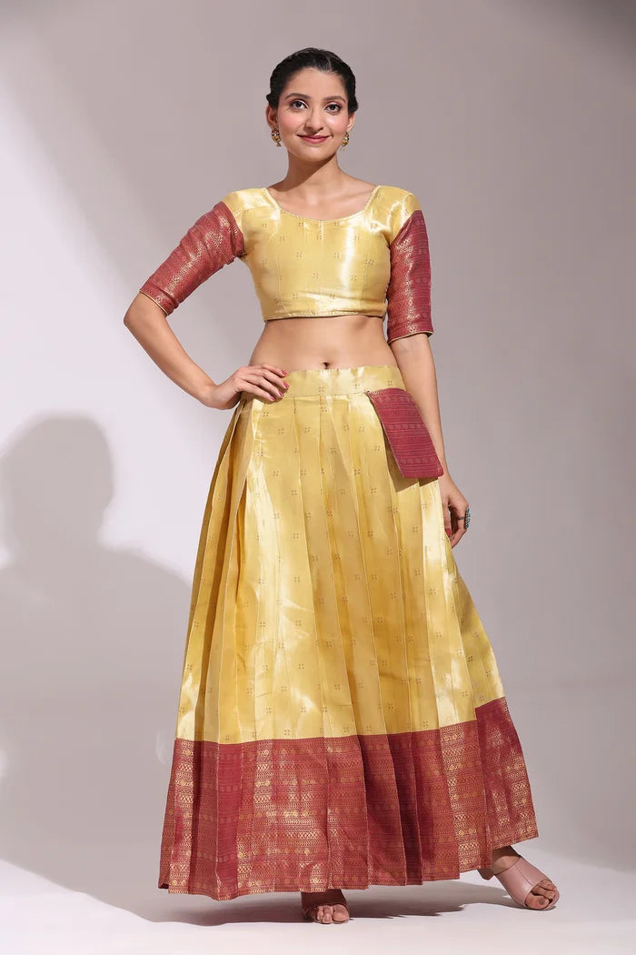 South Indian Festival Traditional Half Saree (Yogeshwari)