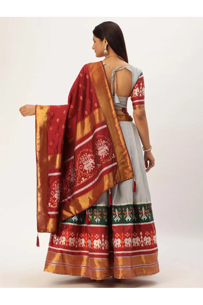 South Indian Festival Traditional Half Saree (Avani)