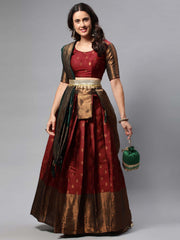 South Indian Festival Traditional Half Saree (Kantara)