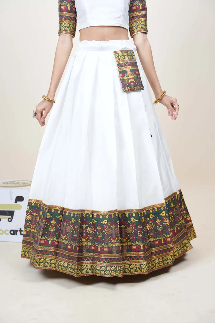 South Indian Festival Traditional Half Saree (Jagvi)
