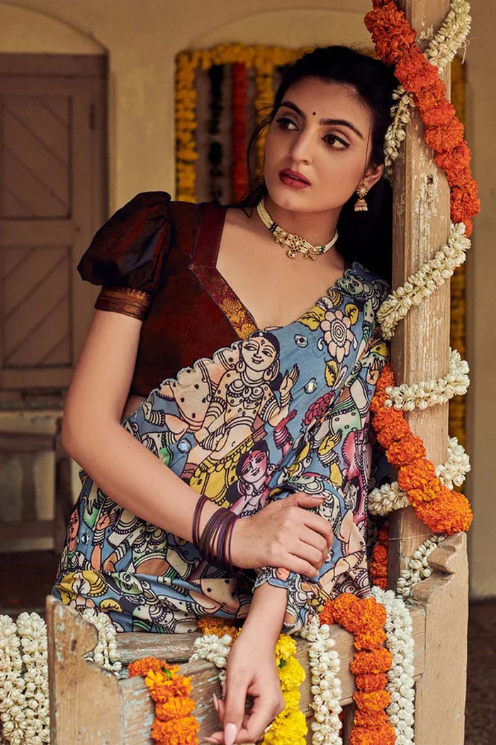 South Indian Festival Traditional Half Saree (Jugnoo)