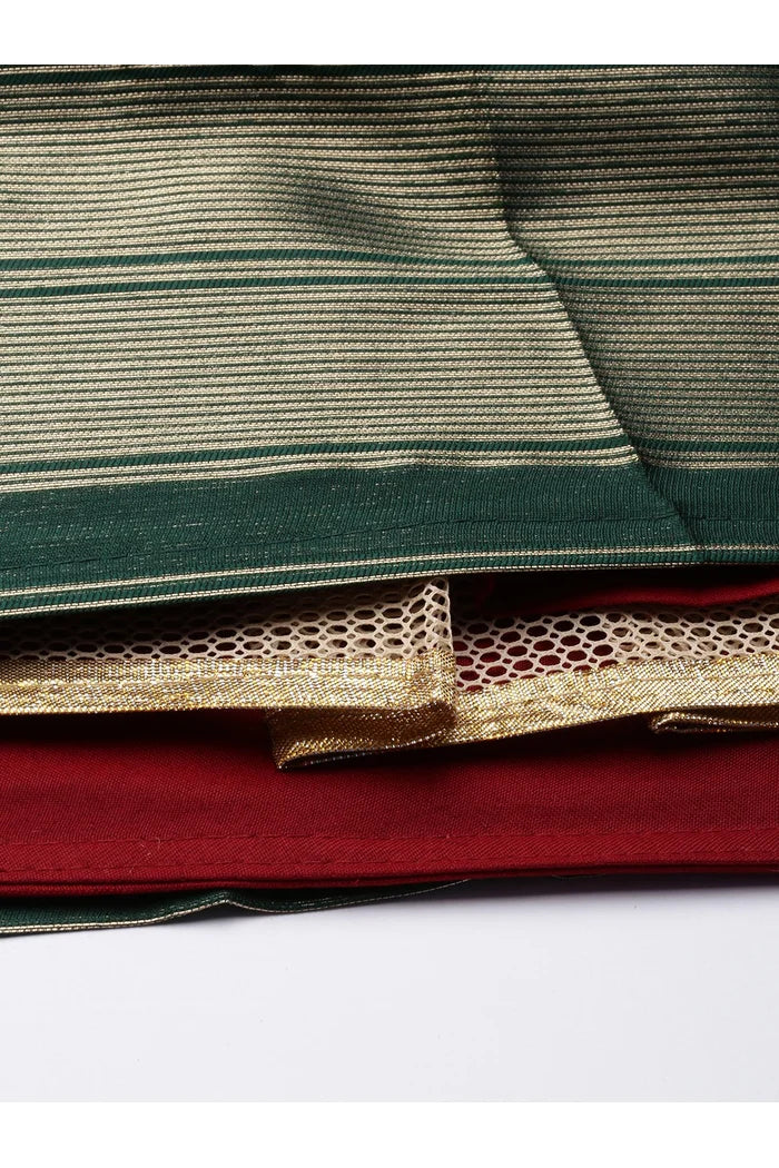 దక్షిణ భారత పండుగ సాంప్రదాయ హాఫ్ చీర (ప్రేక్షు)