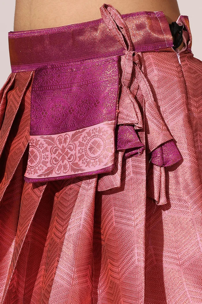 South Indian Festival Traditional Half Saree (UniversalWork)