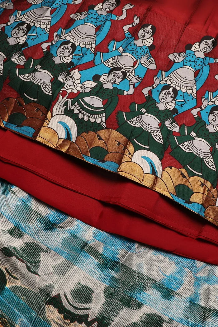 South Indian Festival Traditional Half Saree (Dhingli)