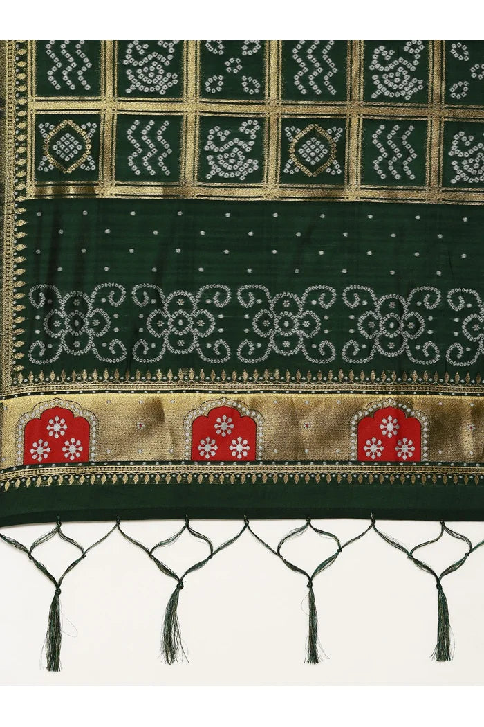 దక్షిణ భారత పండుగ సాంప్రదాయ హాఫ్ చీర (ప్రేక్షు)