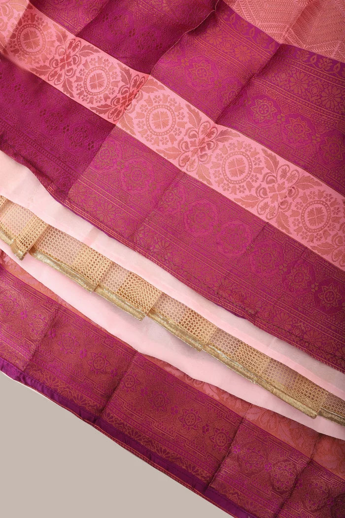 South Indian Festival Traditional Half Saree (UniversalWork)