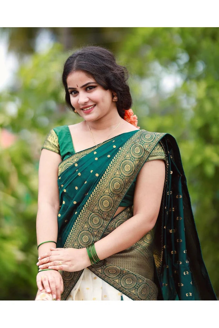 South Indian Festival Traditional Half Saree (Aarjoo)