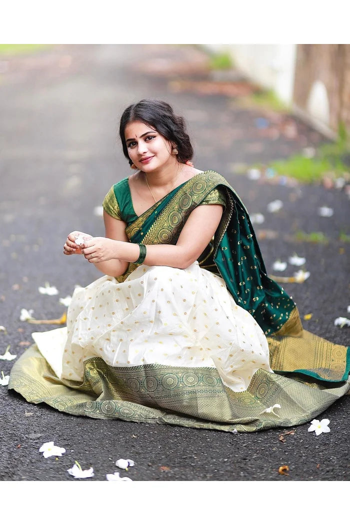 South Indian Festival Traditional Half Saree (Aarjoo)