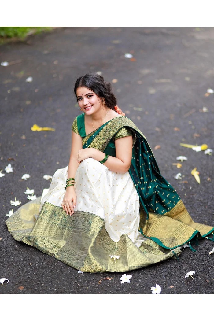 South Indian Festival Traditional Half Saree (Aarjoo)