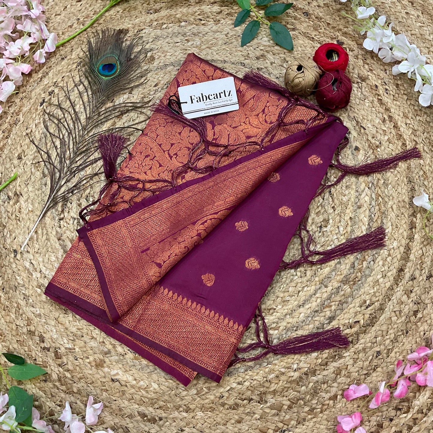AarviDup Beautiful Jacquard Woven Design Dupatta for women | Only Dupatta