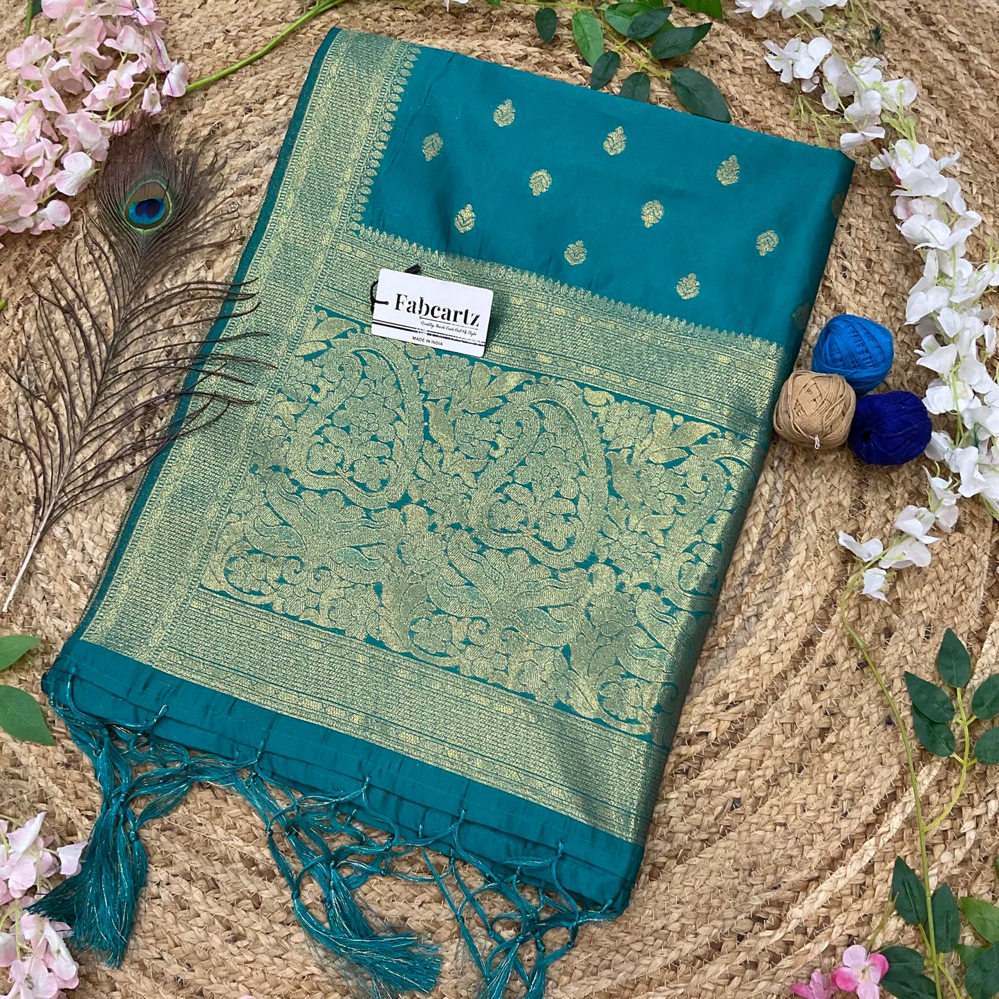 AarviDup Beautiful Jacquard Woven Design Dupatta for women | Only Dupatta