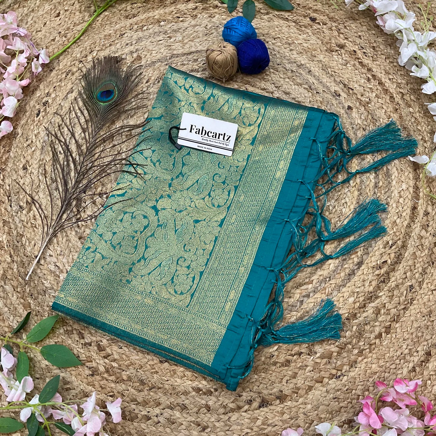 AarviDup Beautiful Jacquard Woven Design Dupatta for women | Only Dupatta