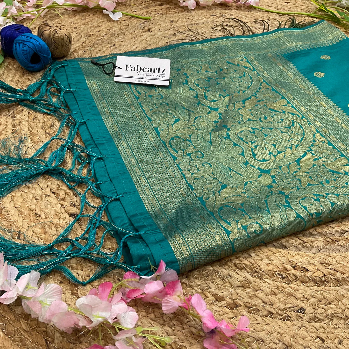 AarviDup Beautiful Jacquard Woven Design Dupatta for women | Only Dupatta