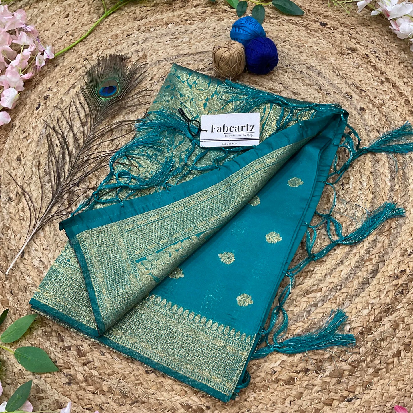 AarviDup Beautiful Jacquard Woven Design Dupatta for women | Only Dupatta