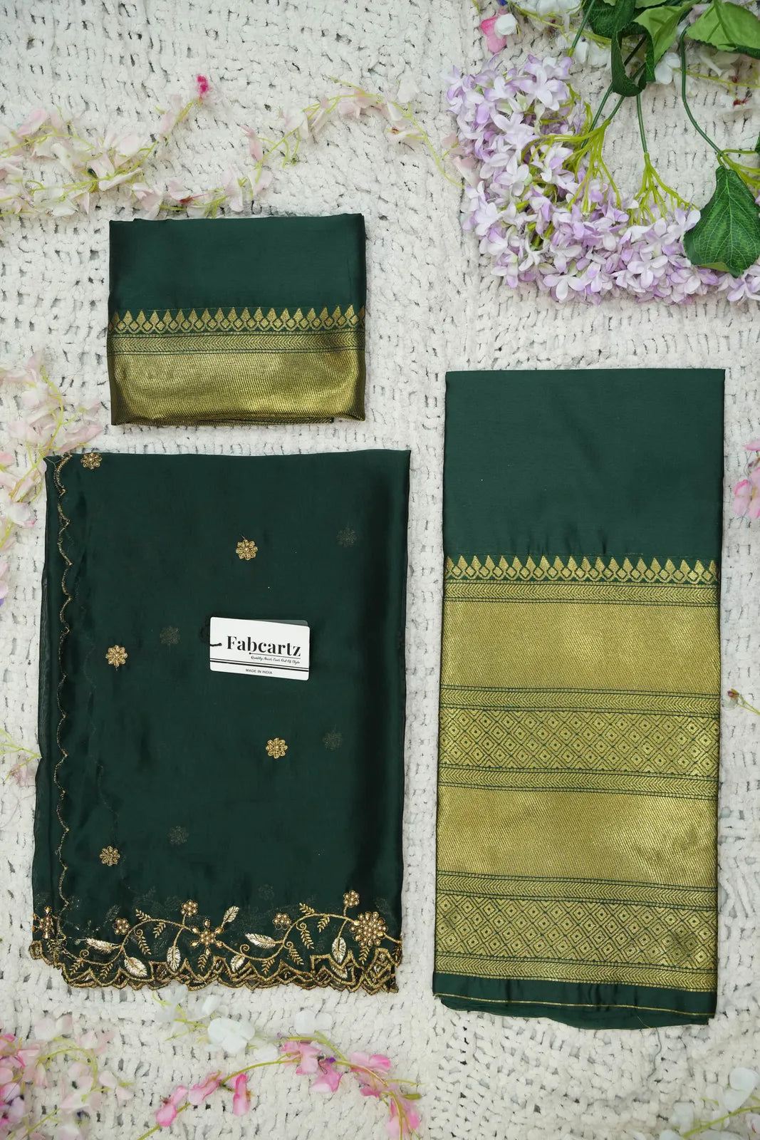 South Indian Festival Traditional Half Saree (NarayanRango)