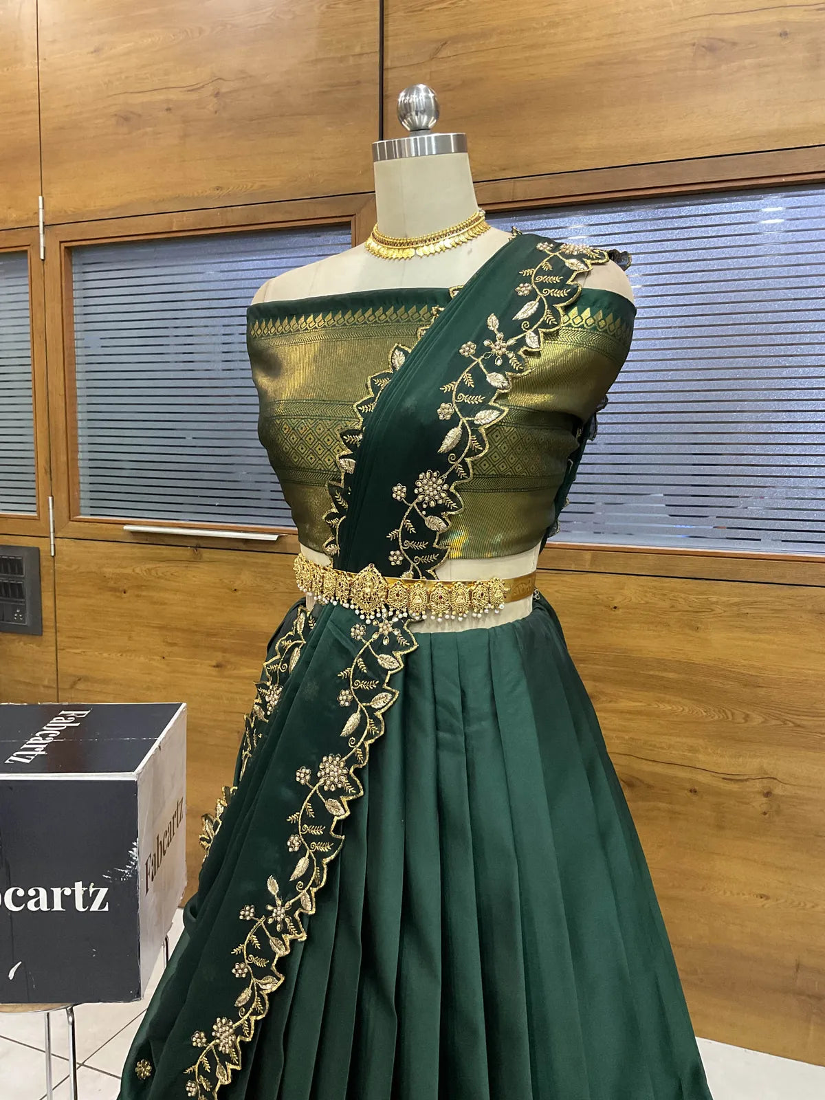 South Indian Festival Traditional Half Saree (NarayanRango)