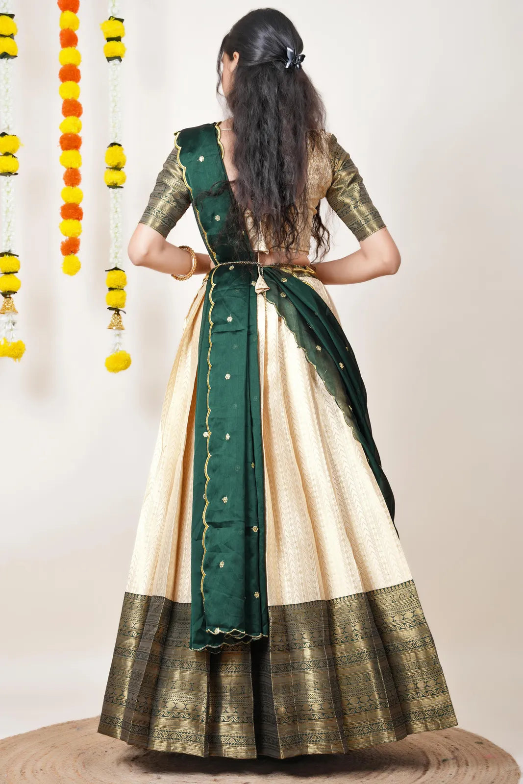 Rehani South Indian Festival Traditional Half Saree