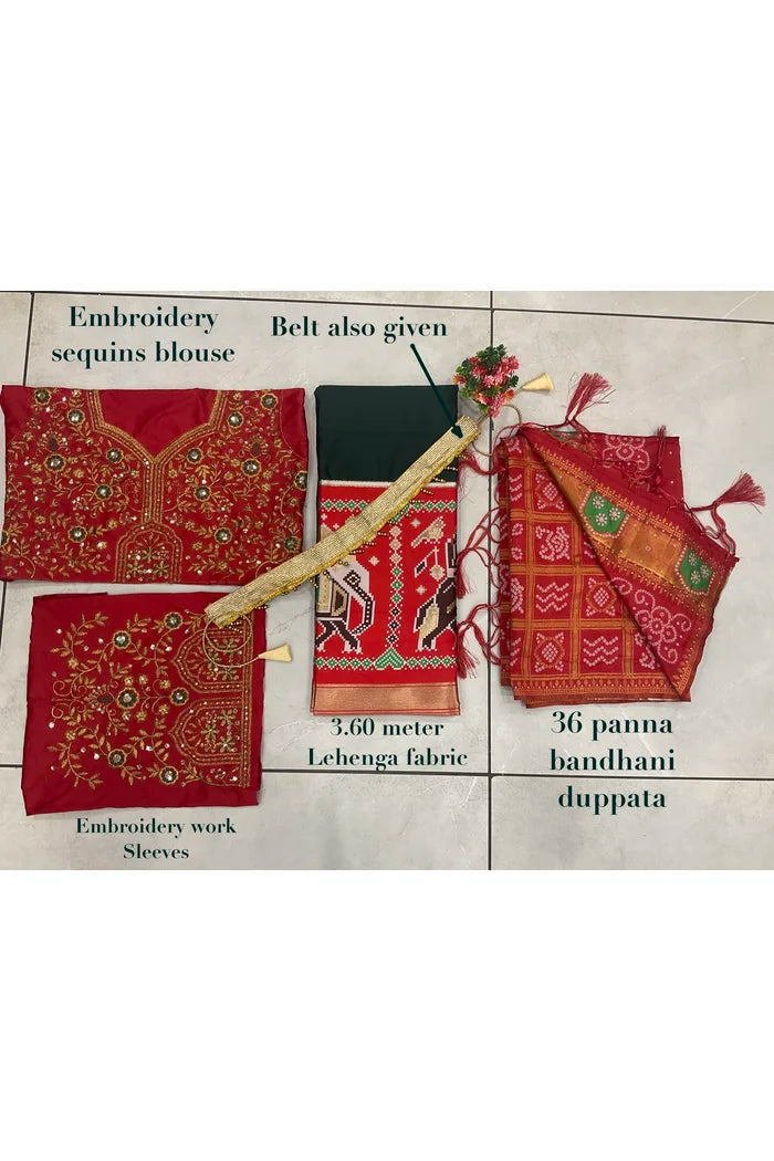 దక్షిణ భారత పండుగ సాంప్రదాయ హాఫ్ చీర (ప్రేక్షు)