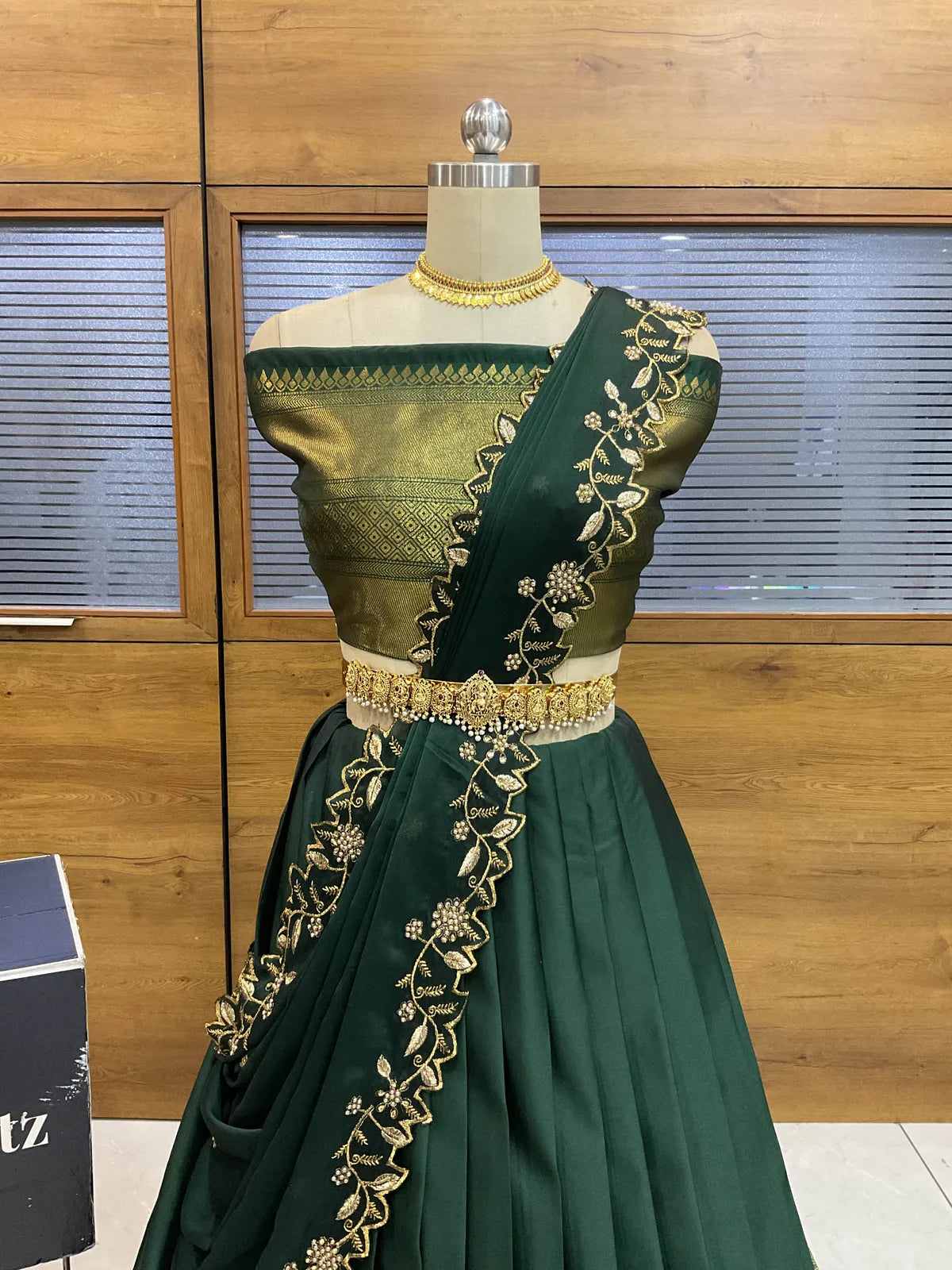 South Indian Festival Traditional Half Saree (NarayanRango)