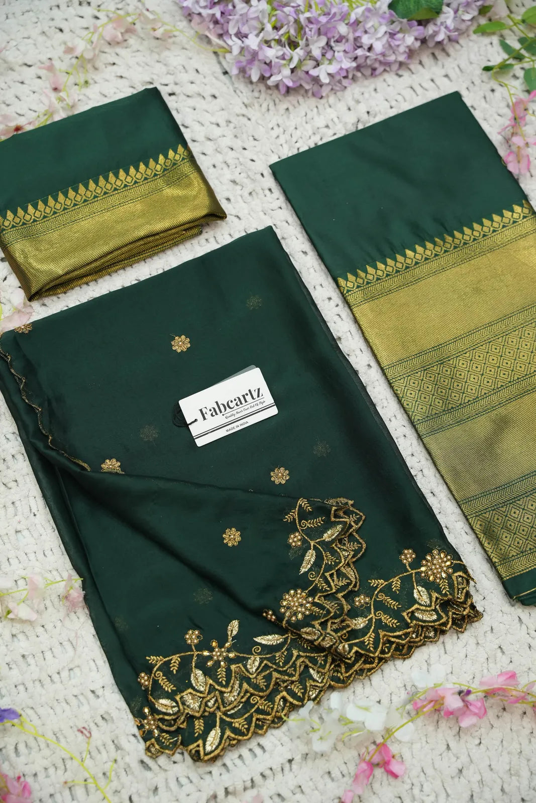South Indian Festival Traditional Half Saree (NarayanRango)