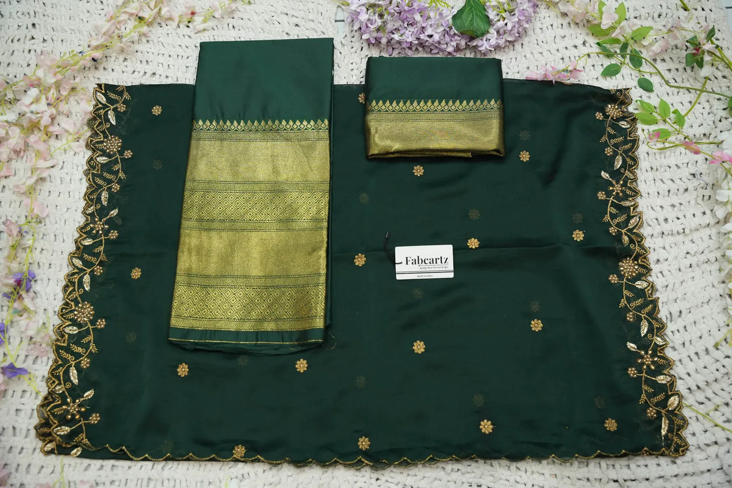 South Indian Festival Traditional Half Saree (NarayanRango)