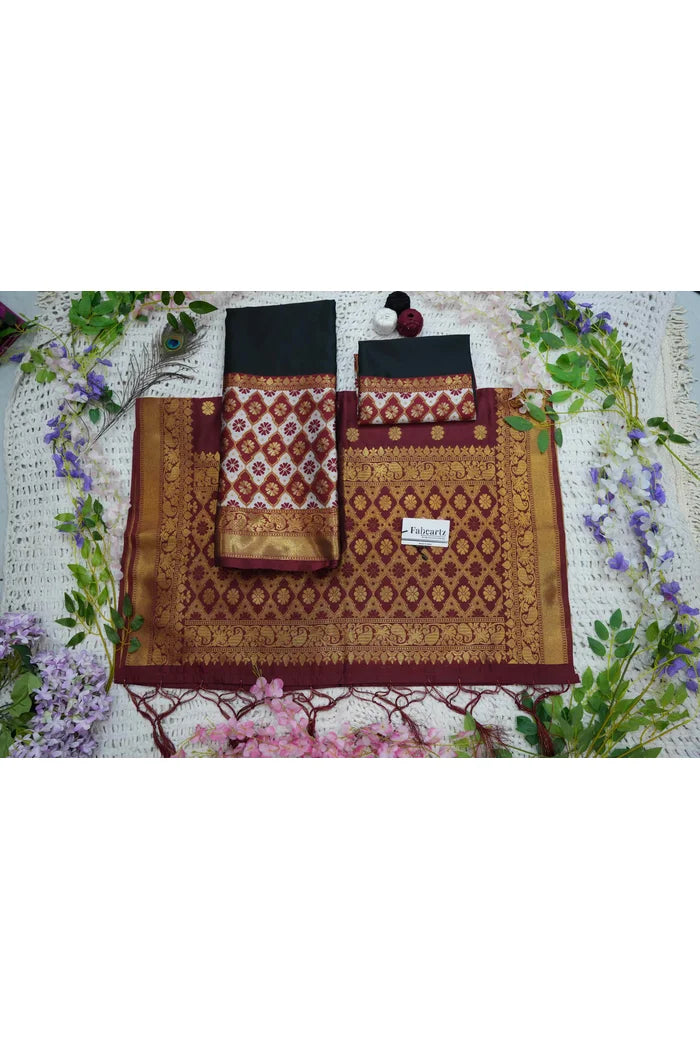 OnlinePattu South Indian Festival Traditional Half Saree