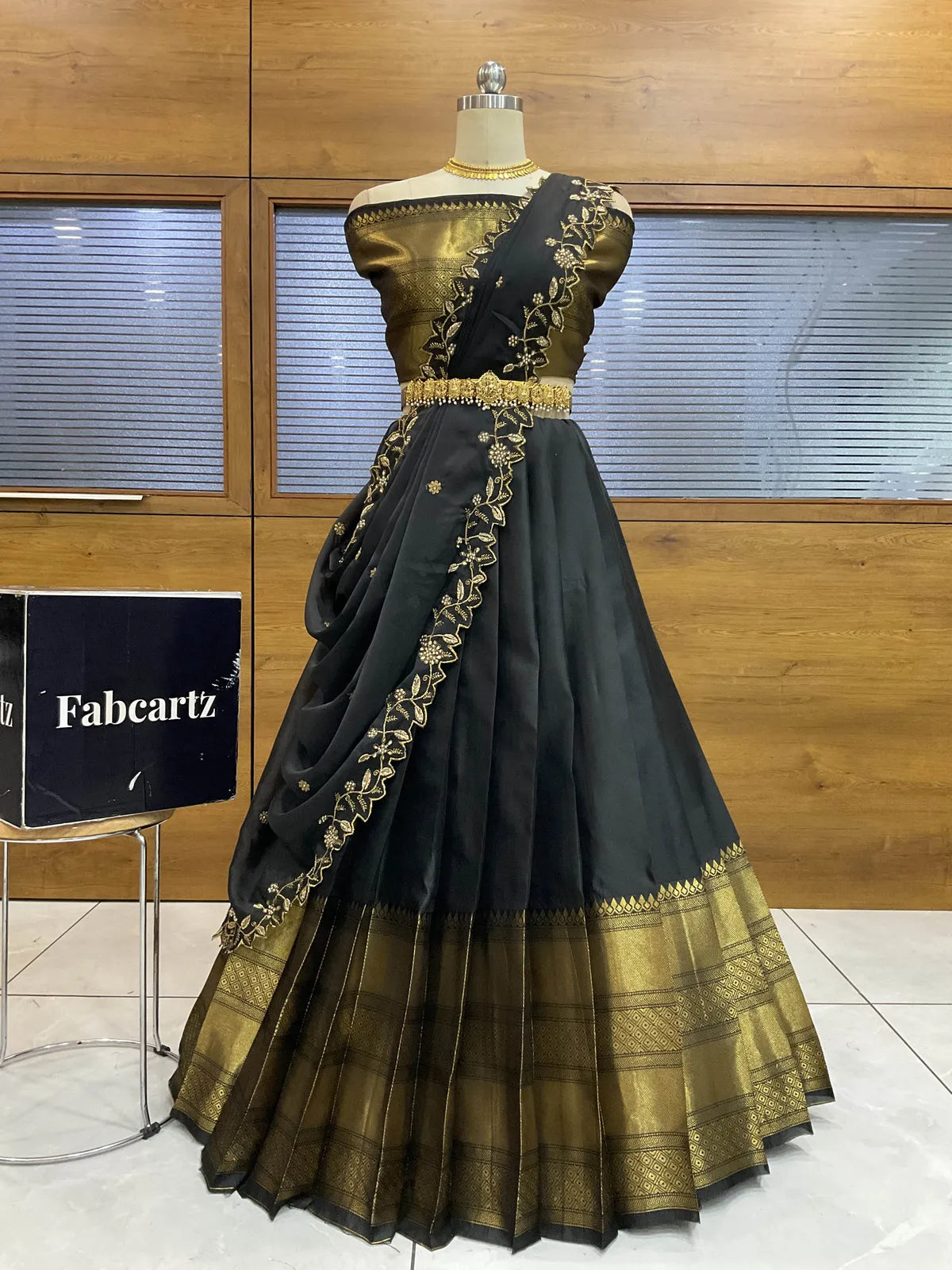 South Indian Festival Traditional Half Saree (NarayanRango)
