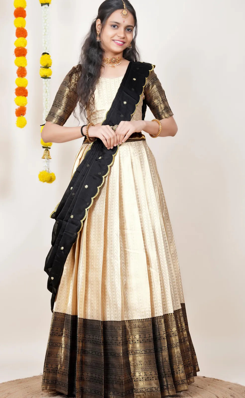 Rehani South Indian Festival Traditional Half Saree