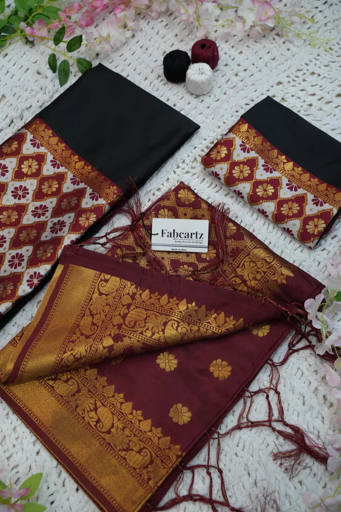 OnlinePattu South Indian Festival Traditional Half Saree