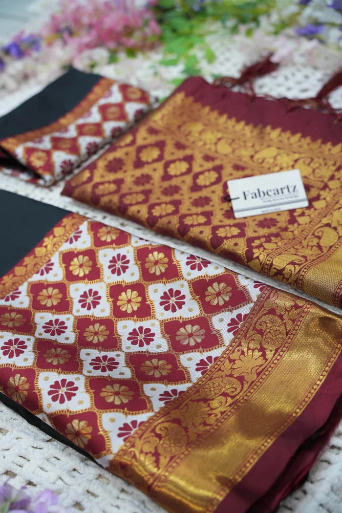 OnlinePattu South Indian Festival Traditional Half Saree