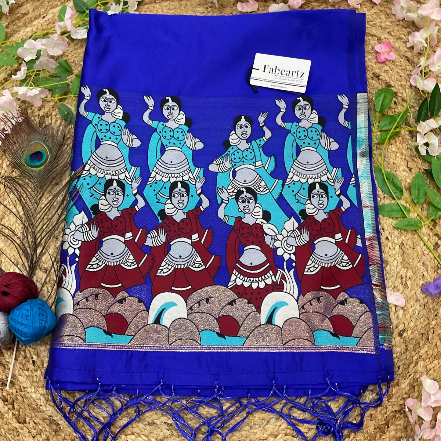 DhingliDup Beautiful Jacquard Woven Design Dupatta for women | Only Dupatta