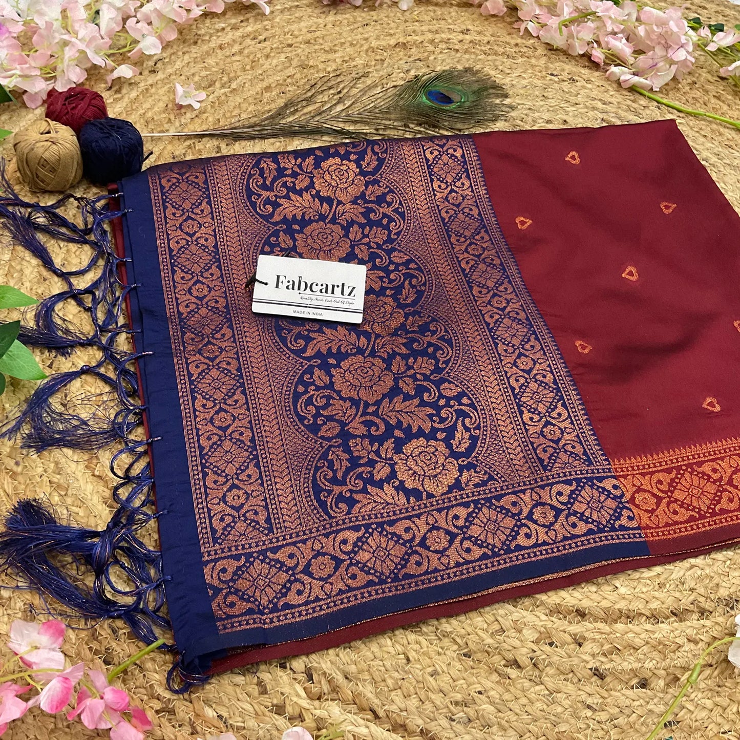 DilwaleDup Beautiful Jacquard Woven Design Dupatta for women | Only Dupatta