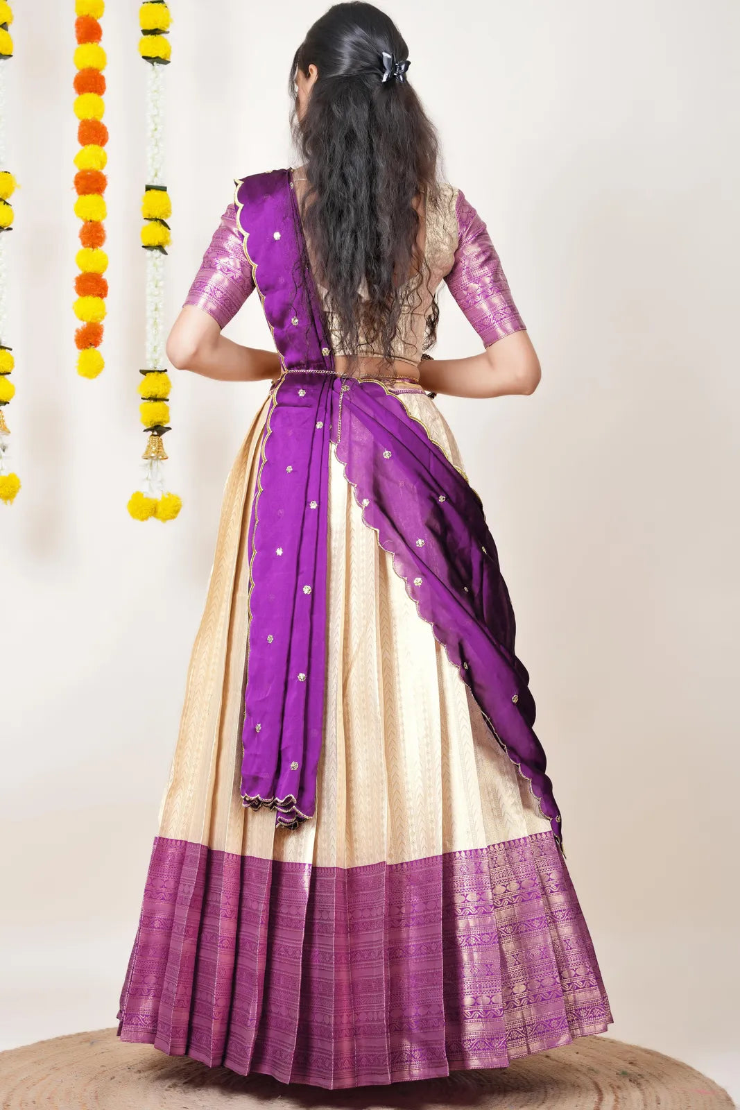 Rehani South Indian Festival Traditional Half Saree