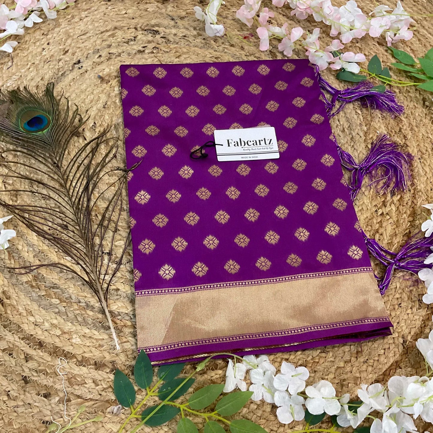 JiyaDup Beautiful Jacquard Woven Design Dupatta for women | Only Dupatta