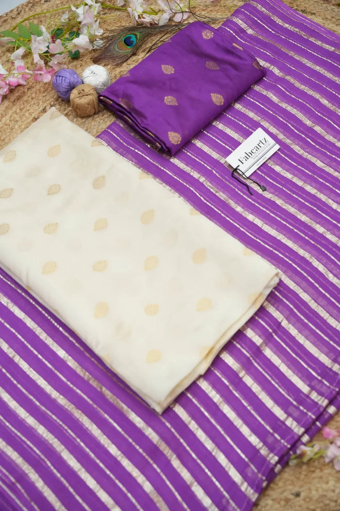 Yamuna South Indian Festival Traditional Half Saree with Embroidered Blouse & Dupatta