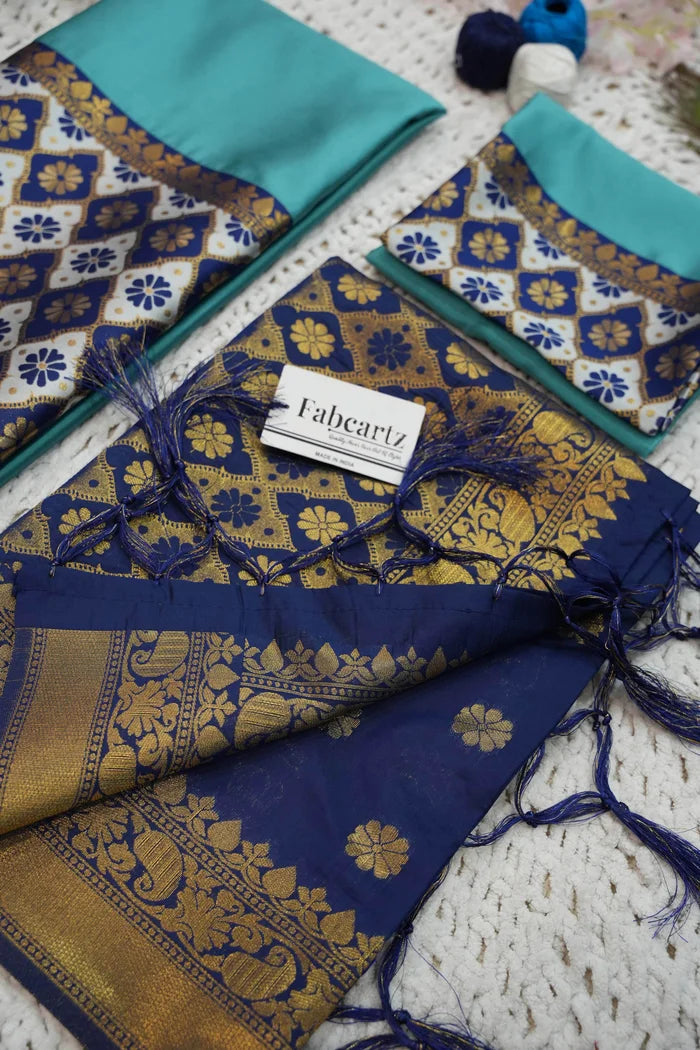 OnlinePattu South Indian Festival Traditional Half Saree