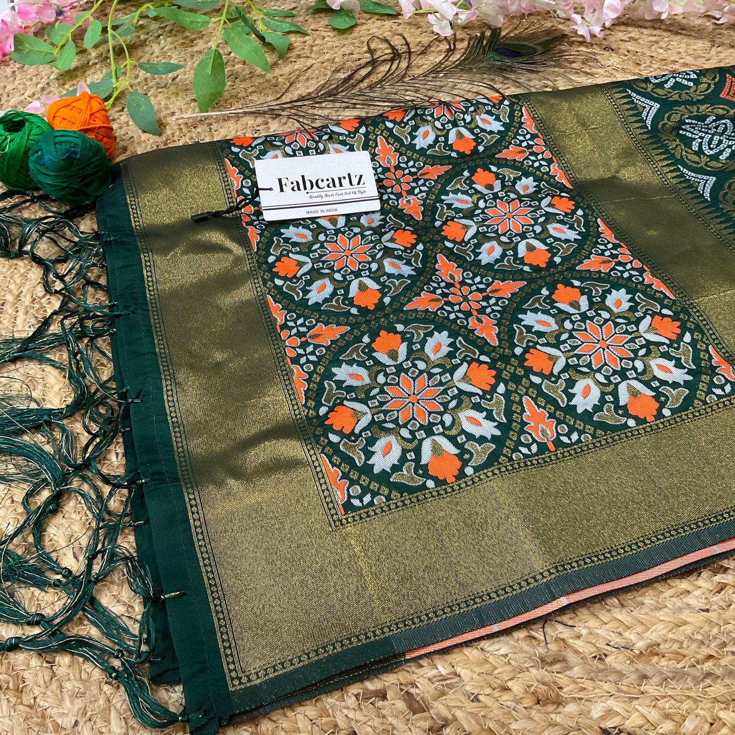 GolGolDup Beautiful Jacquard Woven Design Dupatta for women | Only Dupatta