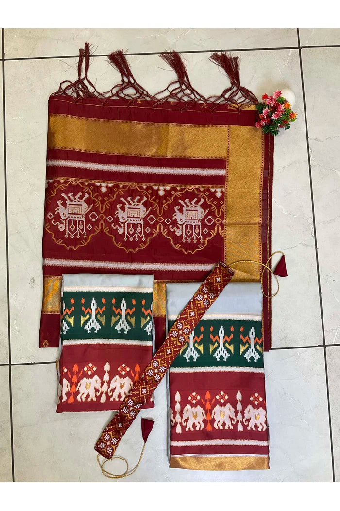 South Indian Festival Traditional Half Saree (Avani)