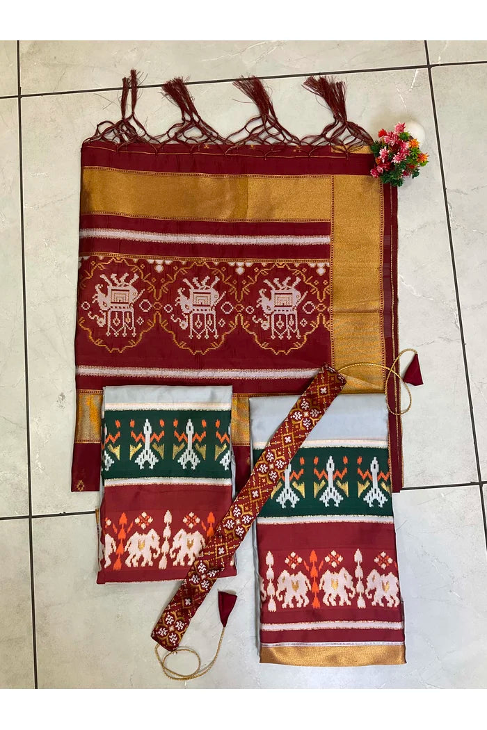 South Indian Festival Traditional Half Saree (Avani)