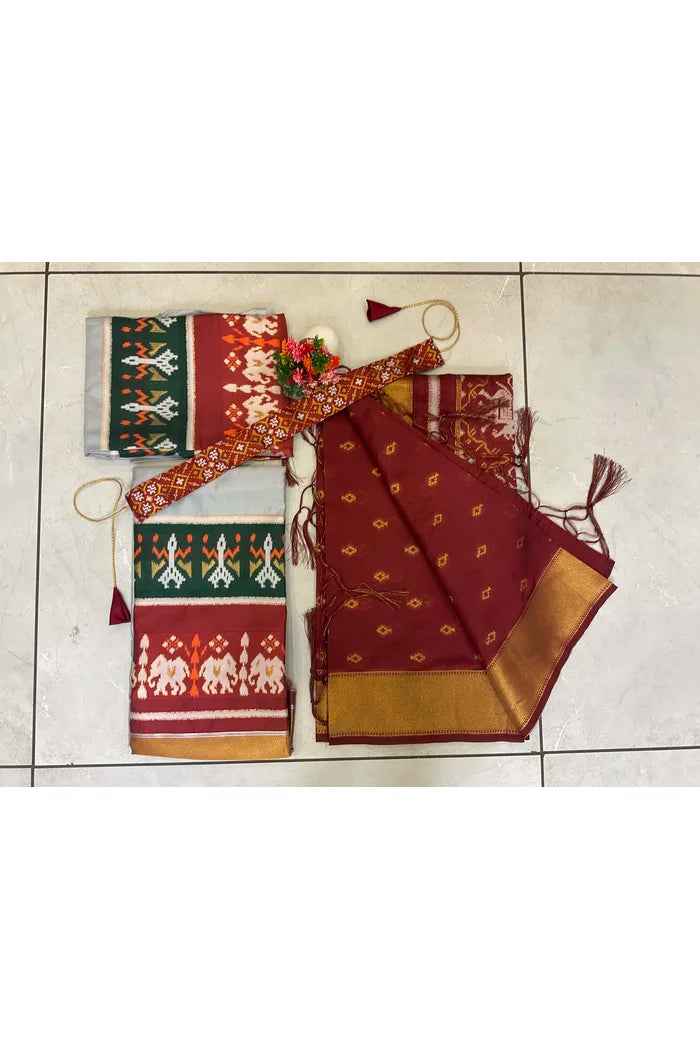 South Indian Festival Traditional Half Saree (Avani)