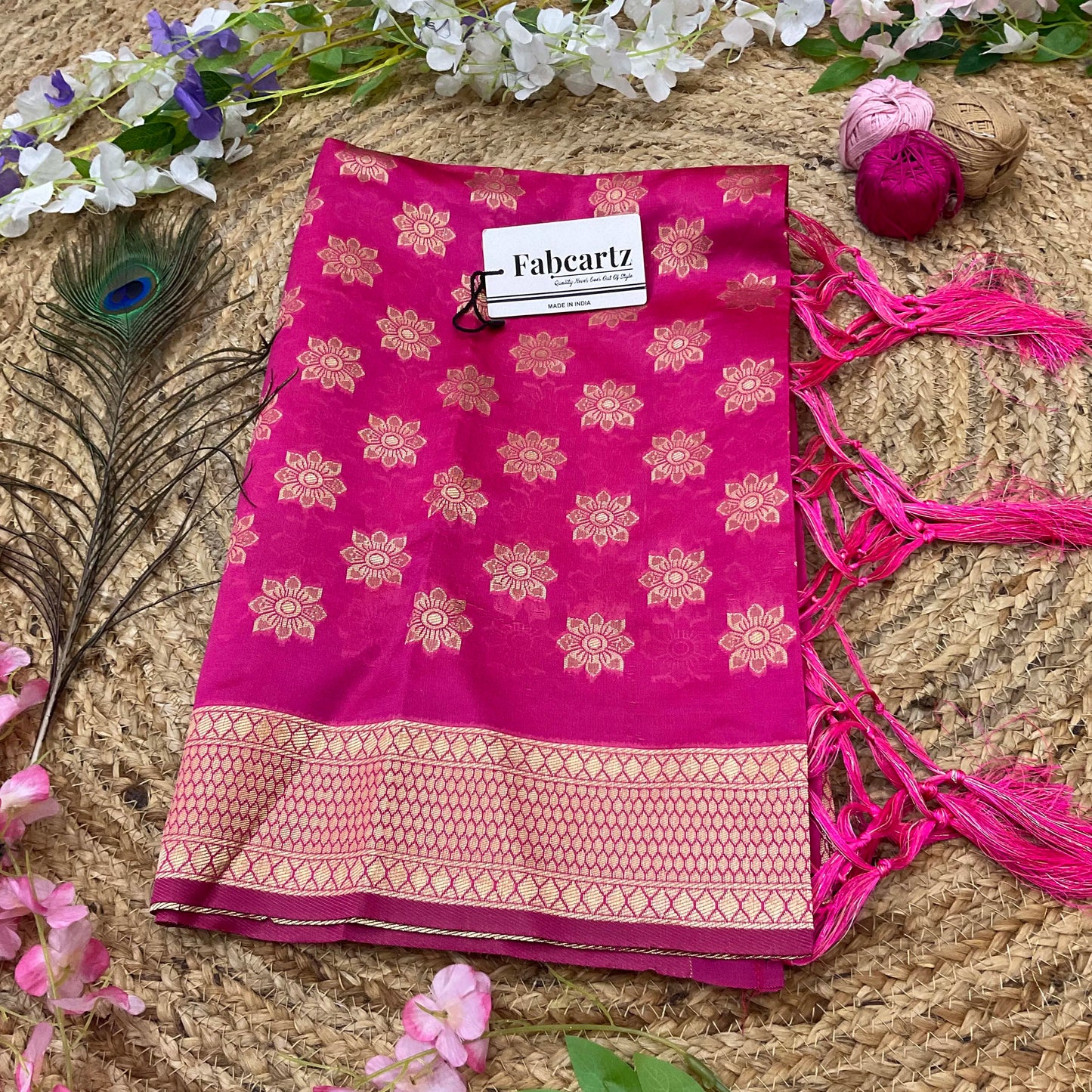 KalashDup Beautiful Jacquard Woven Design Dupatta for women | Only Dupatta