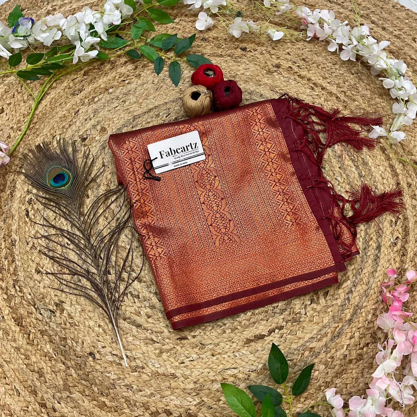 KantaraDup Beautiful Jacquard Woven Design Dupatta for women | Only Dupatta