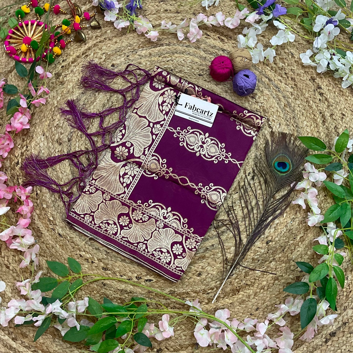 LaherDup Beautiful Jacquard Woven Design Dupatta for women | Only Dupatta