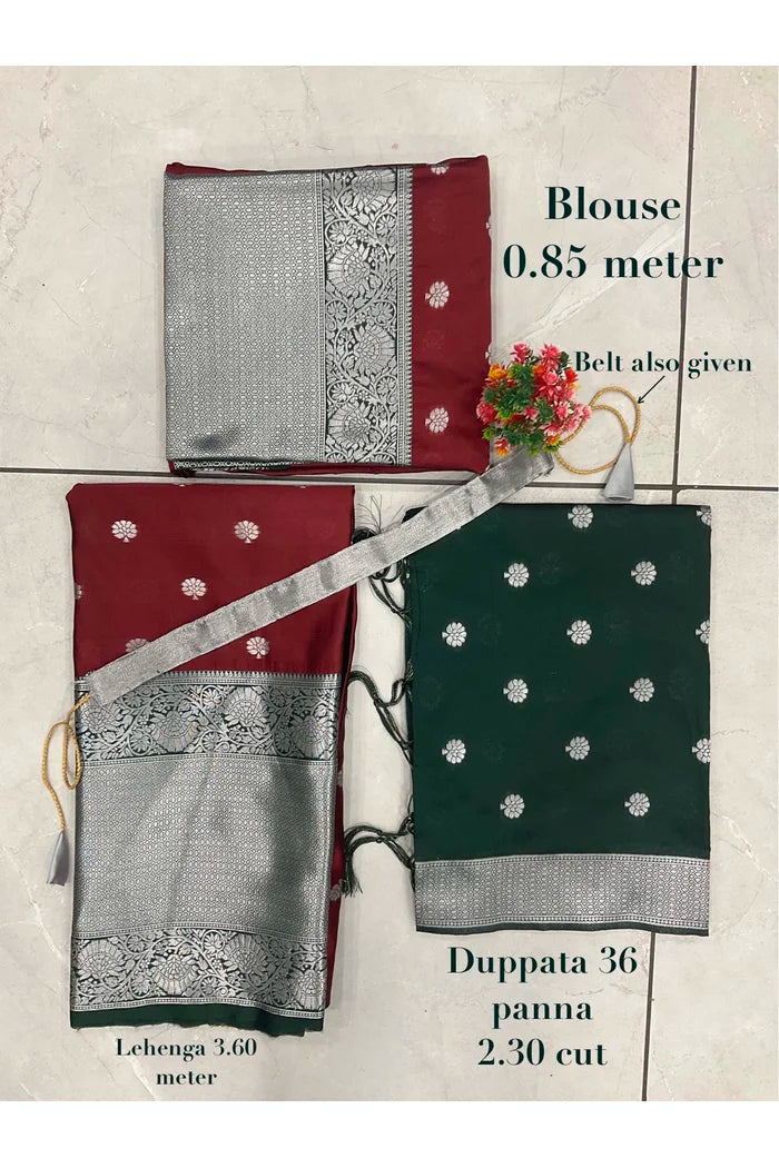 South Indian Festival Traditional Half Saree (Nehal)