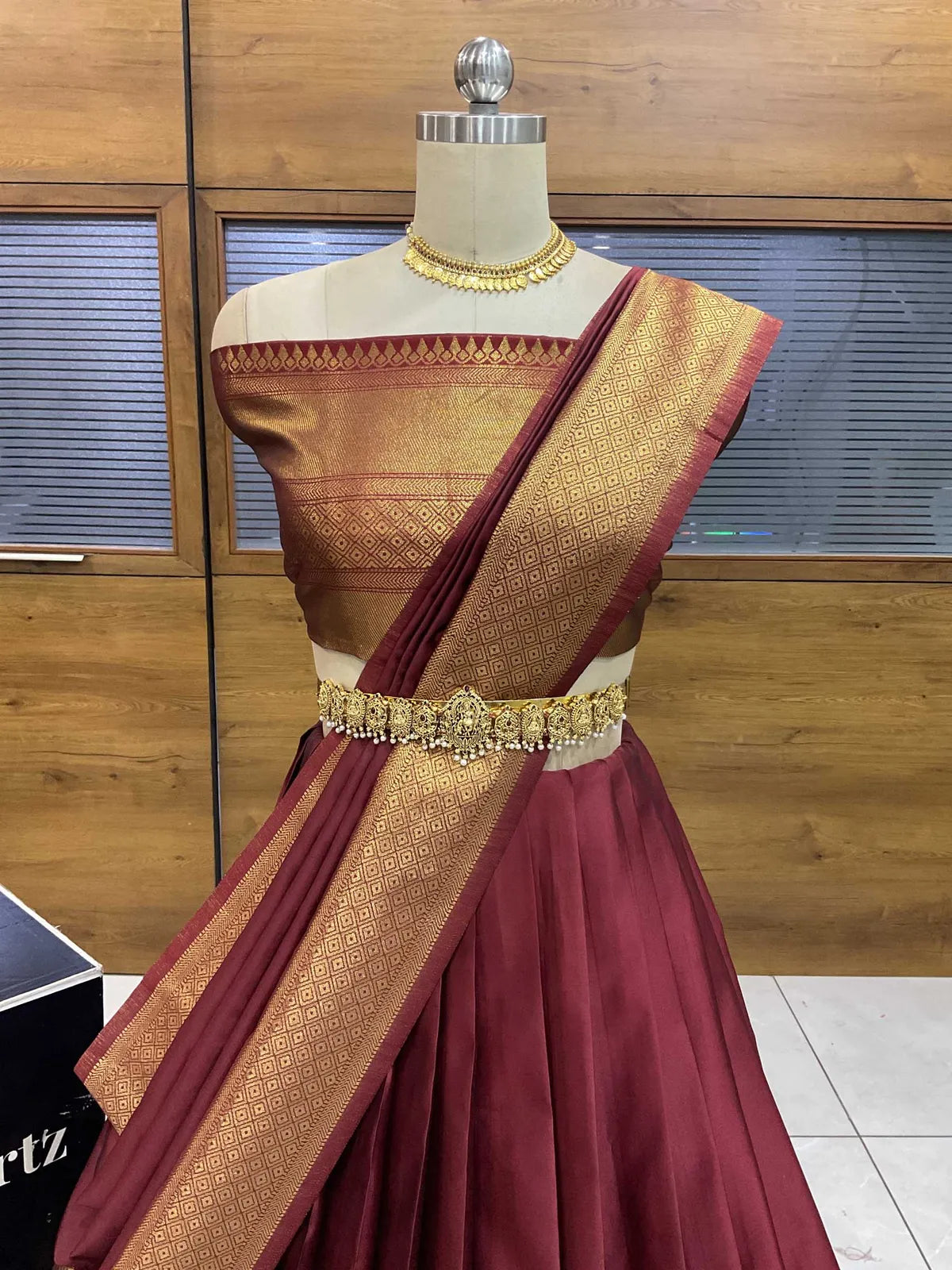 South Indian Festival Traditional Half Saree (NarayanPet)