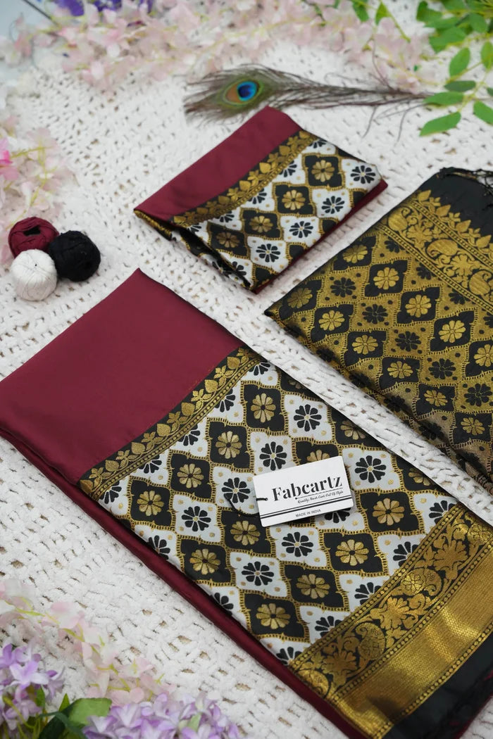 OnlinePattu South Indian Festival Traditional Half Saree