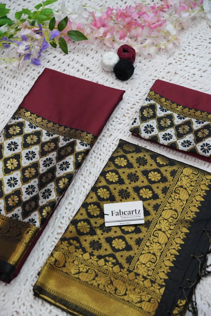 OnlinePattu South Indian Festival Traditional Half Saree