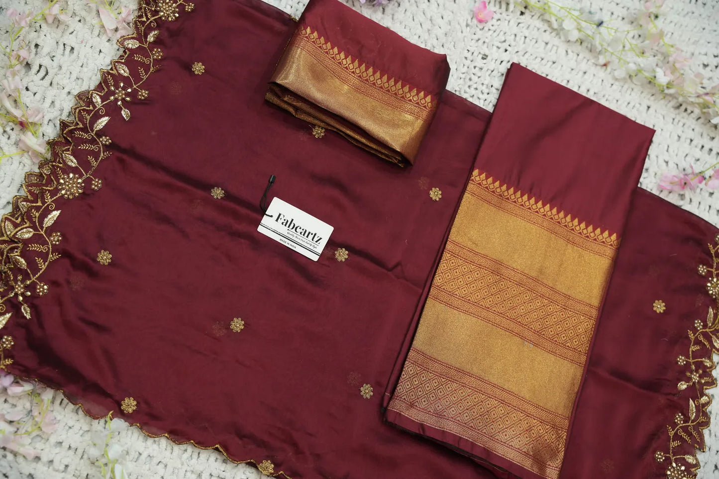 South Indian Festival Traditional Half Saree (NarayanRango)